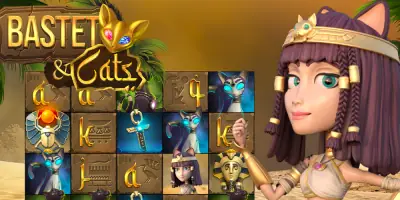 Mascot Gaming presents Rockfall mechanics in their new 3D slot Bastet and Cats